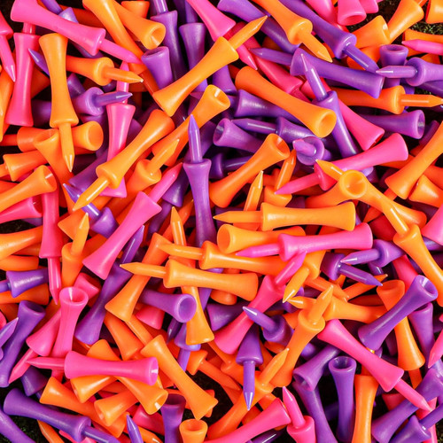 Golf castle tees plastic - castle,
