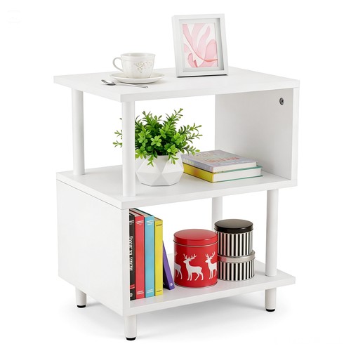 Side table tier - tier, s-shaped
