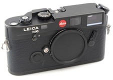 Leica M6 Black 35mm Rangefinder Camera Body .72 Finder - Leica M Mount