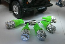 Land Rover Defender 90/110 LED Dash/Speedo TDI Green including Clock Kit Set