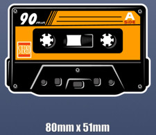 Stereo Tape 80s 90s Sticker