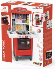 SMOBY MINI TEFAL COOKTRONIC TOY KITCHEN COOKER WITH 20 ACCESORIES - NEW