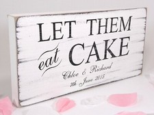 Personalised Wedding Cake Sign