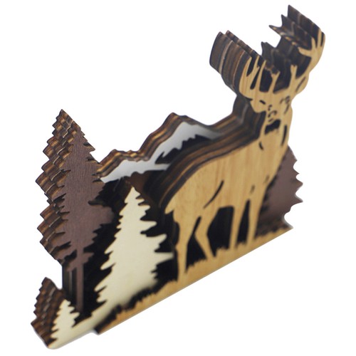 Stag ornament sculpture deer - sculpture,