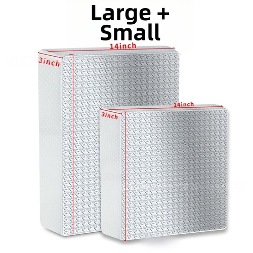 2pcs aluminum foil sunshade - aluminum,