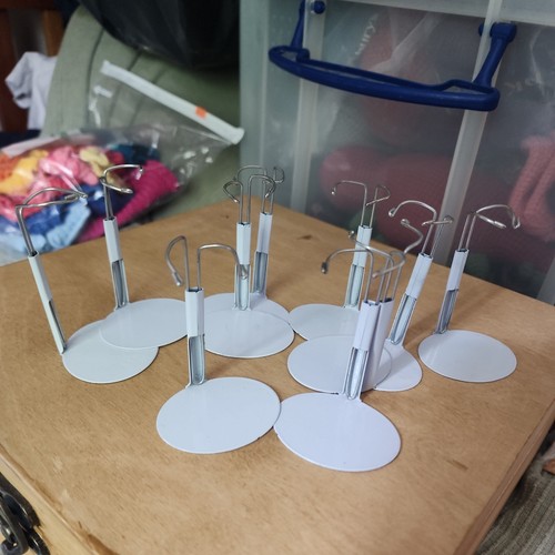 3inch metal doll stands 10 - doll,