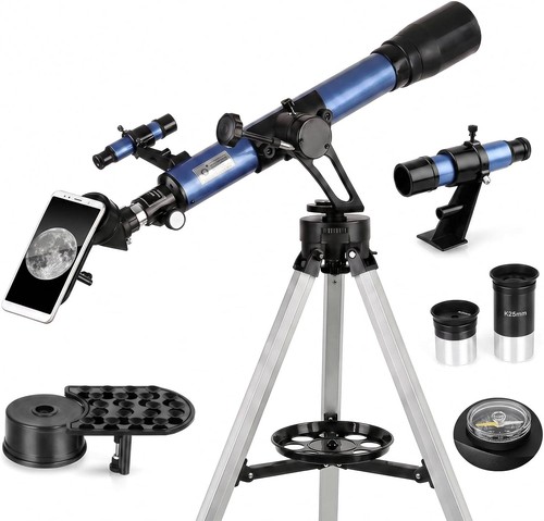 Telescope with red dot finder - telescope,