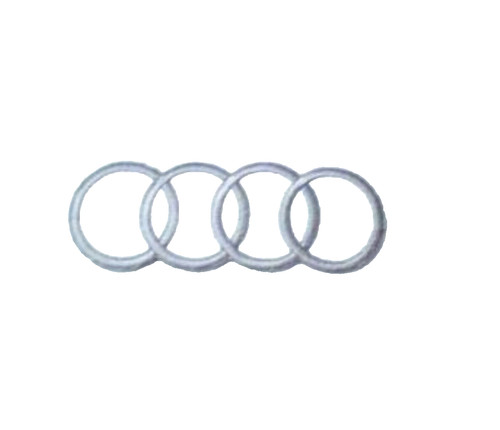 Audi embroidered badge logo - audi,