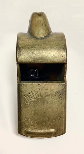 Antique brass thunderer - antique,