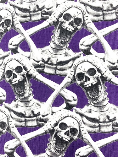 Skeleton mummy fabric
