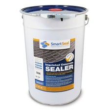 Wet look imprinted concrete - look,