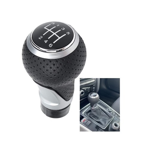 Gear shift stick knob leather - shift,