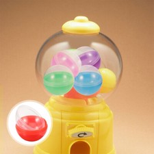  100 Pcs Vending Machine Clear Capsules Empty Fillable Claw Small Round Child