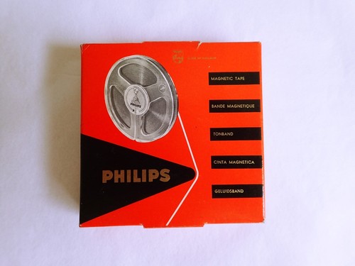 Vintage philips magnetic - vintage, tape