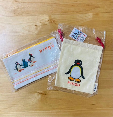 Pingu pouch drawstring bag - pouch,