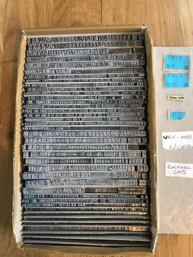 Job lot 500 letterpress - job,