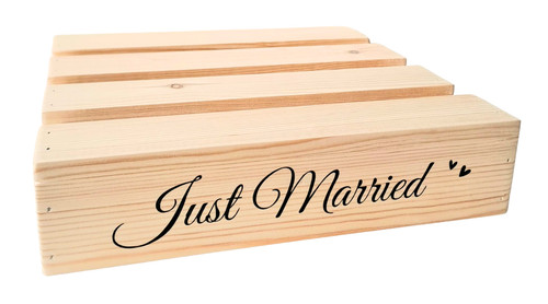 Square wooden rustic - 14",