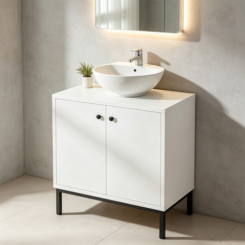 High gloss bathroom - high,