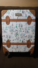 Disney Animators Collection 4Wheel Faux Leather Suitcase (8¾"x14"x 17½"/20") P/G