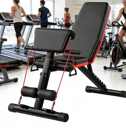 Adjustable gym bench foldable - bench,
