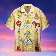 Mysterious Masonic Hawaiian Shirt