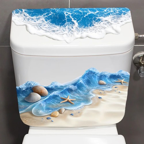 Ocean wave toilet - wave,