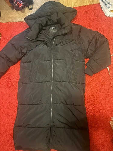 Zara long puffer coat size - , m