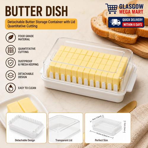 Butter dish detachable - butter,