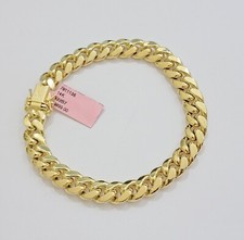 Real 14k Gold Bracelet 9mm