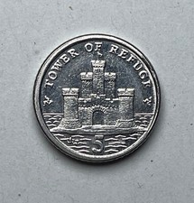 Isle of Man 5p pence Tower of refuge 2007 - 2016 good CIRC UK IOM