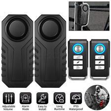 2x 113dB Bike Alarm Wireless