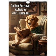 Golden Retriever Dog Calendar