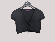 Début Shrug Bolero Black Size