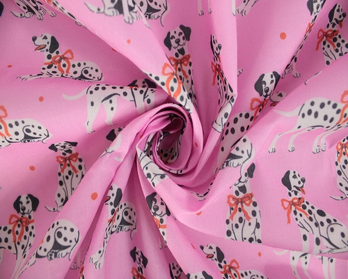 Cute fabric playful pups - fabric,