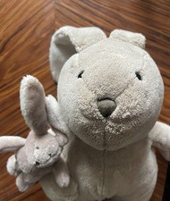Mamas & Papas Retired Large & Mini Super Soft Bunny Bunnies X 2 Rare Plush Toy