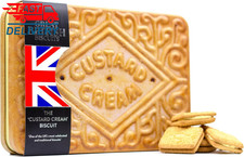 Giant Custard Cream Biscuits