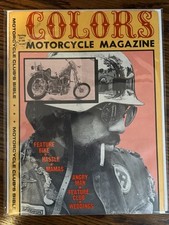 Colors Motorcycle Magazine Vol. 2 #1  1971 Outlaw 1% Harley Knucklehead Panhead