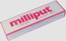MILLIPUT Standard Yellow Grey DIY Epoxy Putty Model Sculpting Car Body Filler