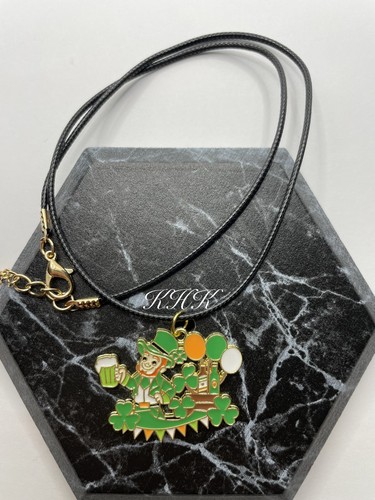Irish leprechaun necklace - leprechaun,
