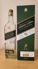 JOHNNIE WALKER GREEN Label Empty BOTTLE & BOX