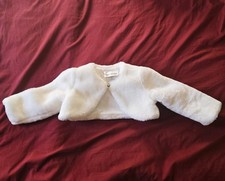 Rare Editions Faux Fur Shrug