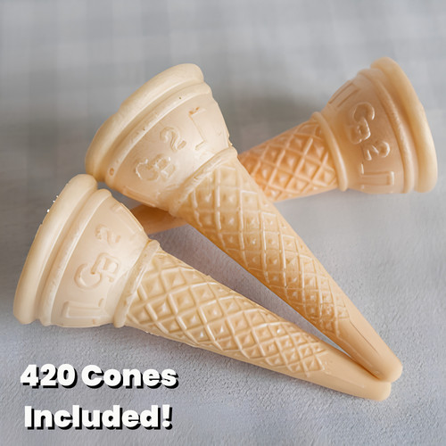 Ice cream cones for soft - cream,