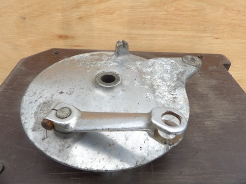 Suzuki 500 rear brake plate - suzuki,