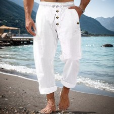 Men's Breathable Cotton Linen
