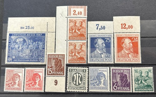 German stamps allied - german,