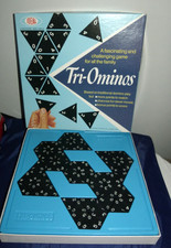 Triominos game vgc 4Age all complete Tri-ominos by Ideal vintage Triangle Domino