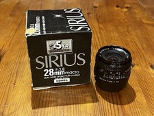 Sirius  1:28 f=28mm Macro Lens, auto wide angle multi-coated for Konica
