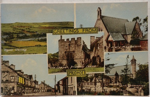Old postcard prudhoe - postcard,