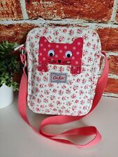 GIRLS CATH KIDS CAT PINK FLORAL OIL CLOTH CROSSBODY SHOULDER BAG CATH KIDSTON