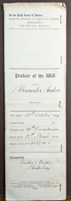 1951 Alexander Andow Knoyle House East Knoyle Wiltshire Probate Will